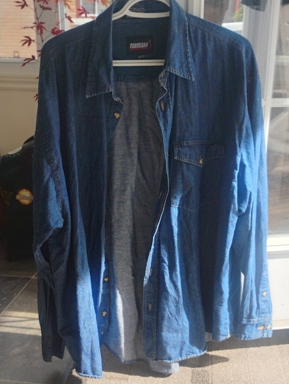 Toboggan Men's Dark Blue Denim Shirt Jacket